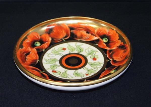 ☆華麗なるオールドノリタケ　金彩薔薇絵大皿☆