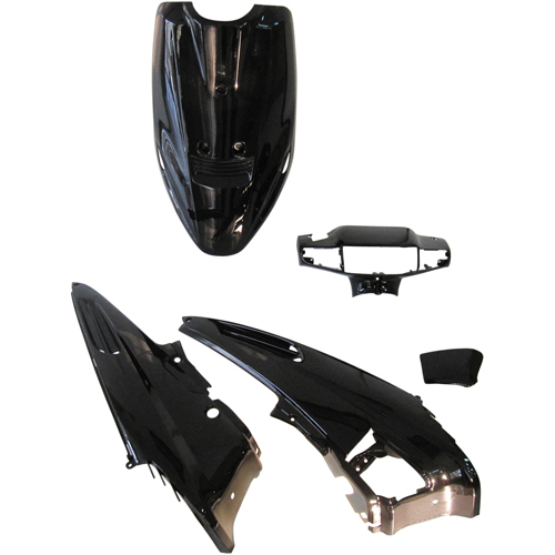 アドレスV100 CE11A CE13A 外装5点セット 鍵穴あり 黒 新品☆ h1.14
