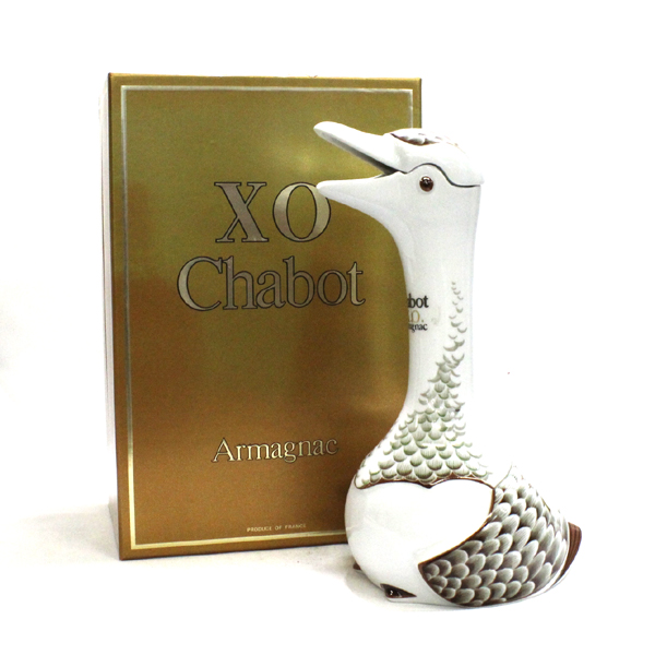 ☆古酒1円～箱付/Chabot（シャボー）XO グース 白陶器 Y6B1837 ☆古酒1