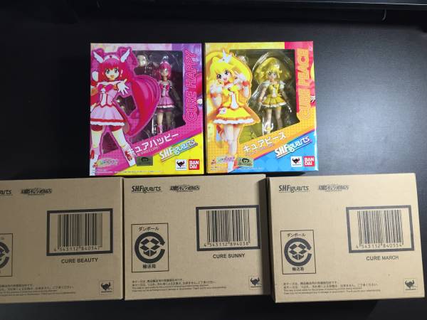 新品S.H.フィギュアーツ スマイルプリキュア ５体　その他
