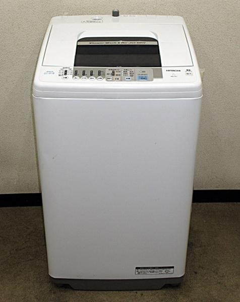 日立 白い約束 : エアジェット乾燥 - シャワー浸透洗浄 全自動洗濯機 