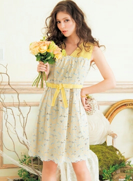 Chesty レース ワンピース イエロー 0 新品未使用