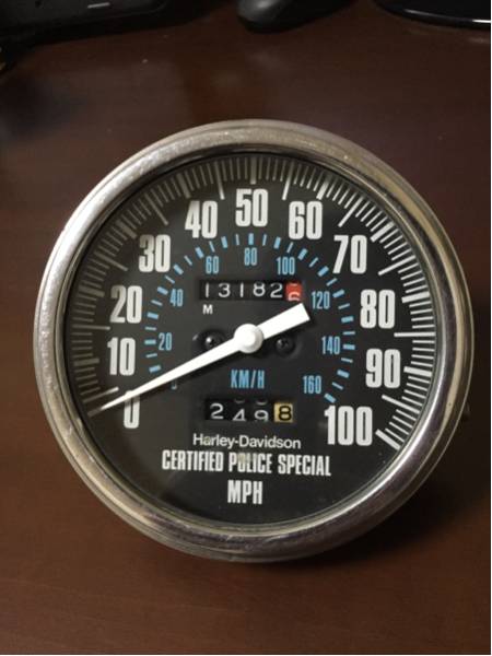 ショベル 純正メーター ポリススペシャル POLICE