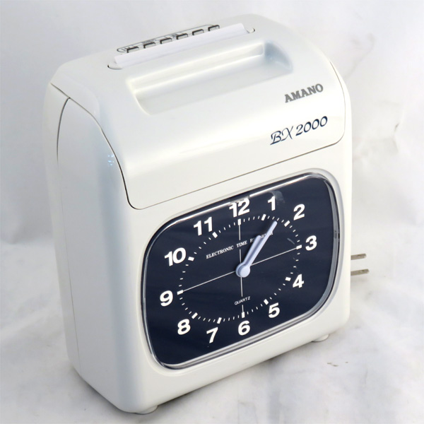 アマノタイムレコーダー AMANO タイムカード bx2000
