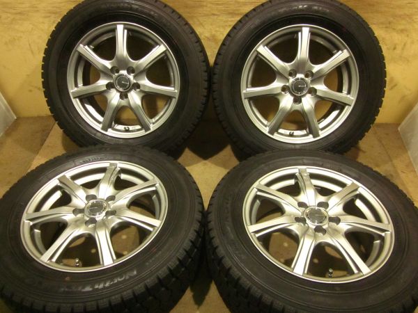 超美品☆Millous PCD100-5穴 NorthTrek N2 195/65R15 プリウス等
