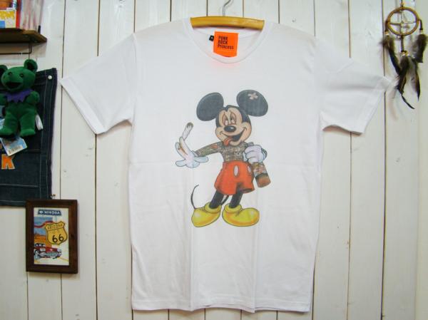 ミッキーマウス パロディｔシャツ 刺青 タトゥー 中毒 L イラスト キャラクター 売買されたオークション情報 Yahooの商品情報をアーカイブ公開 オークファン Aucfan Com