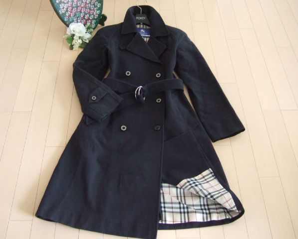 バーバリーブルーレーベル　コットン　コート　38