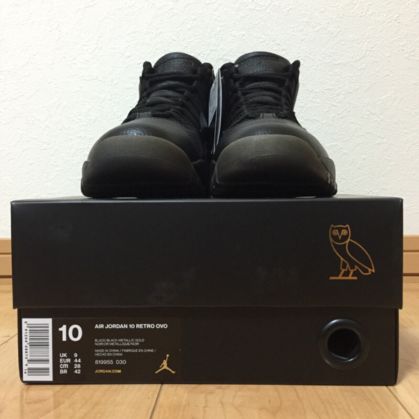 バスケットボール エアジョーダン10 OVO AIRJORDAN10 28センチ US10