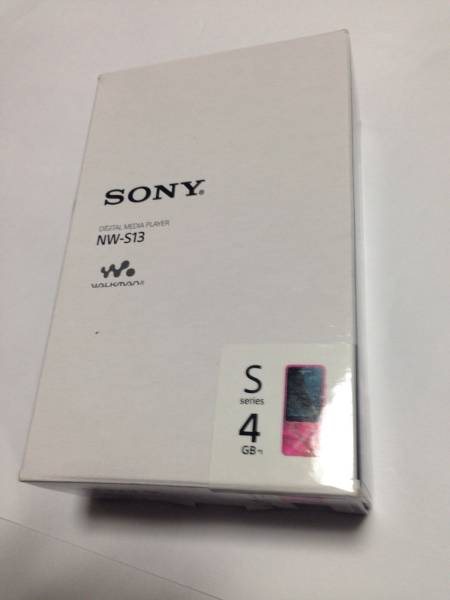 【新品】SONY ウォークマン S10シリーズ 4GB ビビットピンク