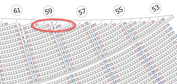 3/20 日本ハムVSヤクルト 三塁ベンチ斜め上最前列 送料無料