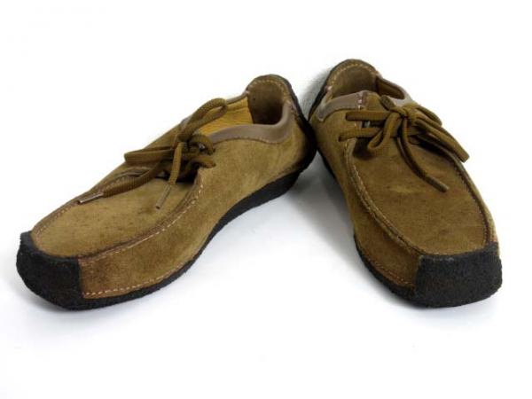 クラークス clarks 靴 ワラビーシューズ スエード 茶 24 スエード