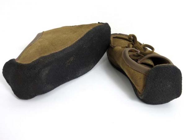 クラークス clarks 靴 ワラビーシューズ スエード 茶 24 スエード