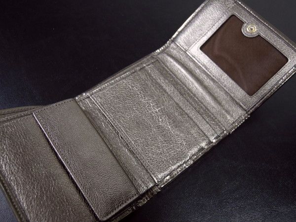 ●VERSACE（ヴェルサーチ） 折り財布 キャンバス●レディース