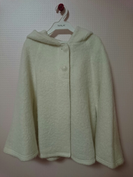 試着のみ!MILK★キャット ケープ★ポンチョ★ミルク★milkコート