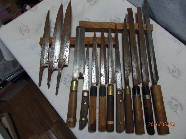 ⑤中古品　和包丁　刺身他色々　ジャンク品　調理　すし　懐石