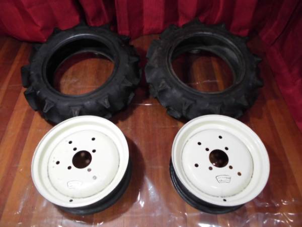 ■耕運機用タイヤ■ブリヂストン U10L 5-12 2PR■ホイール付■