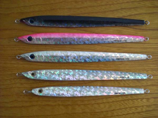 スキッドロングジグ×５　バーチカル　ベベル　中古　送料負担　