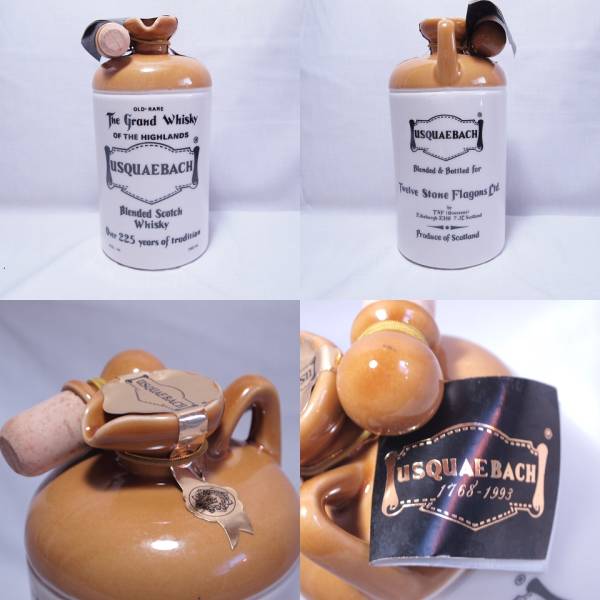 USQUAEBACH Blended Scotch Whisky 陶器ボトル USQUAEBACH Blended Scotch Whisky 陶器ボトル USQUAEBACH Blended