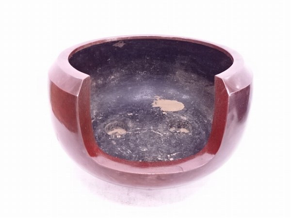 高岡銅器 82971# 【1円~】紫銅風炉 香炉 | 三友紋 焼青銅色 | 銅 高岡銅器 82971# 【1円~】紫銅風炉 香炉 | 三友紋 焼青銅色 | 銅