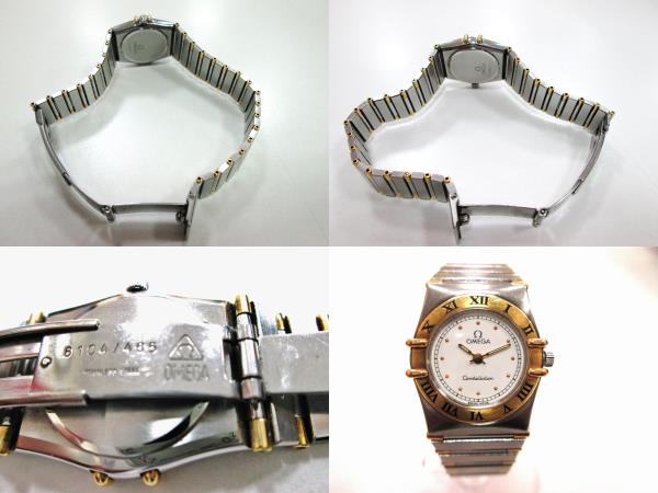 1円~☆オメガ コンステレーションミニ コンビ レディス☆0308 1円~☆オメガ コンステレーションミニ コンビ レディス☆0308