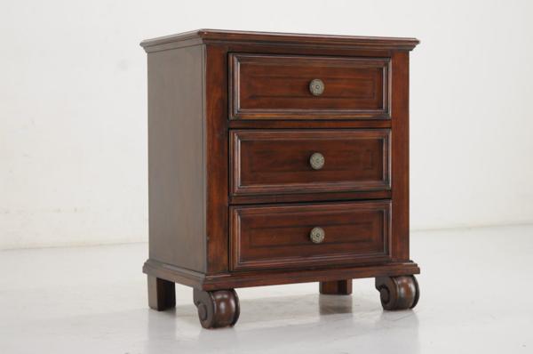 ★英国アンティーク調★木製チェスト3段★収納 引き出し★636y16