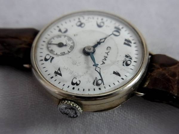 K14　WHITE　GOLD　シーマ　スモセコ　手巻き（ジャンク）１７