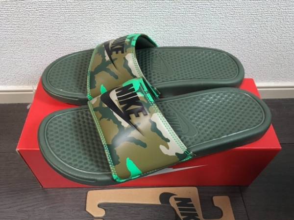 即決 NIKE BENASSI JDI 迷彩 28㎝ us10 ベナッシ カモフラ fcrb