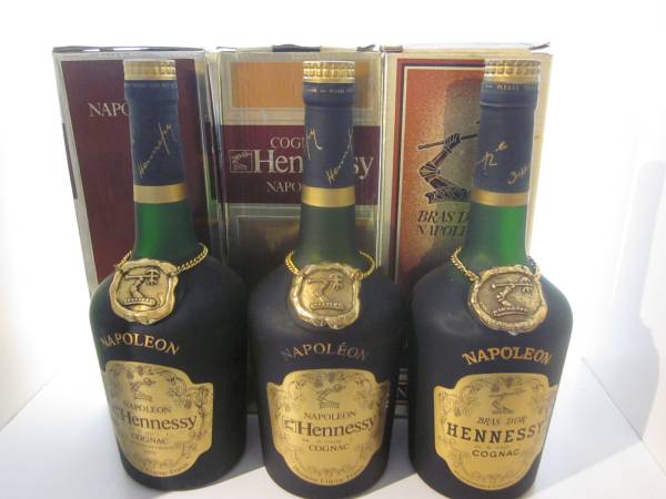 Napoleon Old Liqueur Cognac 3本セット ヘネシー ナポレオン コニャック 古酒 未開封 3本セット G3 古酒