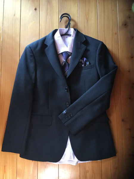 超美品 男の子用スーツ 160セン
