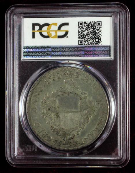 ドイツ リューベック 1752年48シリングターラー大型銀貨PCGS XF 1871年