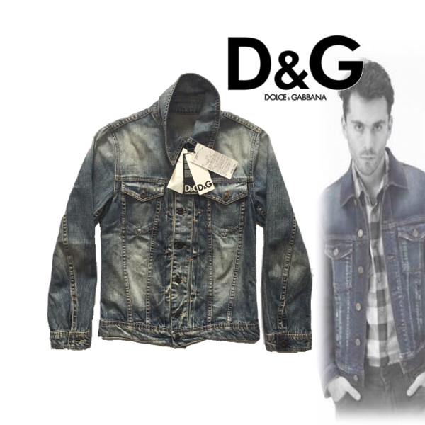 D&Gドルガバドルチェ&ガッバーナデニムジャケット美品ジージャン D&G