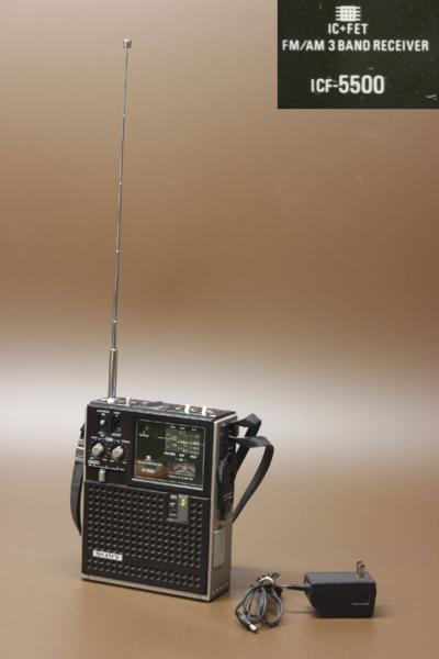 動作品 SONY FM-MW-SW 3バンドラジオ スカイセンサー ICF-5500 【公式