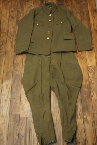 E653　旧日本軍　軍服上下　陸軍　将校　ミリタリー 軍隊物33417