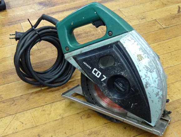動作OK 日立工機 HITACHI 185mm ブレーキ付チップソーカッタ CD7
