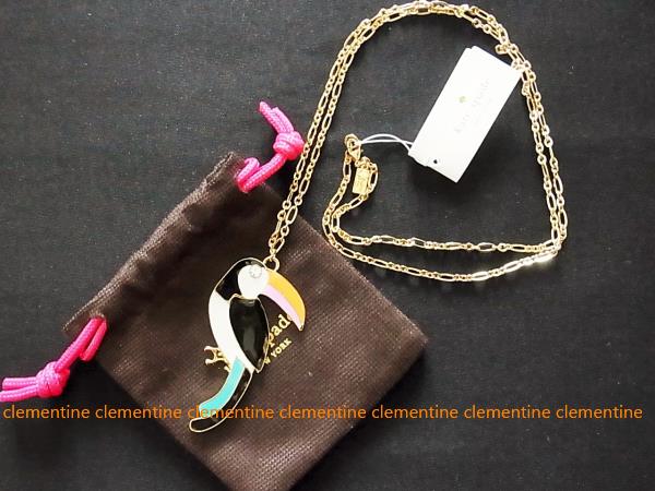 新品ケイトスペード TOUCAN ペンダント OORU0944