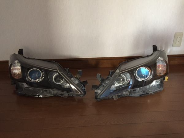 130 マークX前期 Wプロジェクター CCFLイカリング ジャンク品