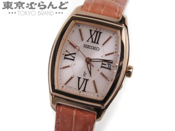 101146194★セイコー ルキア SSVW032 ソーラー SS×レザー 2◆