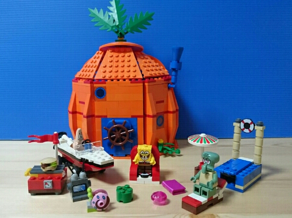 レゴ　3834　スポンジボブ　ビキニのボトムのよき隣人たち