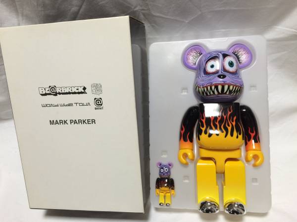 MARK PARKER BE@RBRICK 400% & 100% WORLD WIDE TOUR 開封品