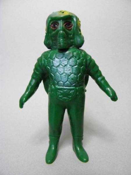 ◇当時物 ポピー 仮面ライダー 怪人 ミニソフビ カメストーン◇