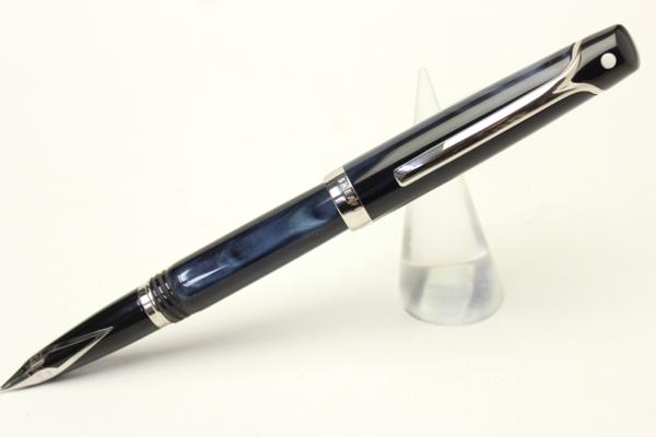 Sheaffer VLR パラディウムトリム ディープブルー M/14K 未使用! 筆記