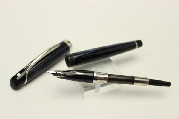 Sheaffer VLR パラディウムトリム ディープブルー M/14K 未使用! 筆記