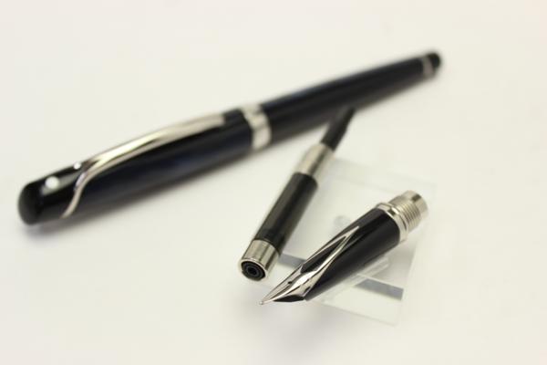 Sheaffer VLR パラディウムトリム ディープブルー M/14K 未使用! 筆記
