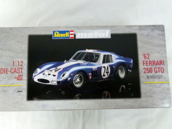 未使用品Revell Ferrari 250 GTO 1:12 ダイキャスト製 REVELL レベル 62 フェラーリ 250GTO 1/12 ダイキャスト ,REVELLレベル