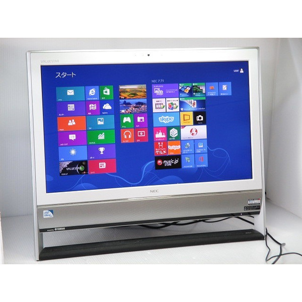 展示品 NEC VN370LS1JW/4GB/1TB/21.5inch/Win8/Office付き