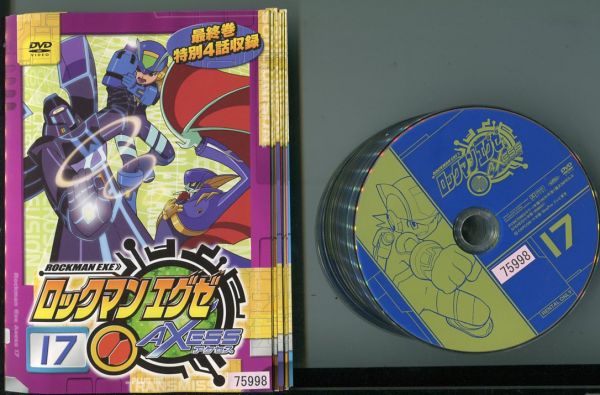 f480 R中古DVD「ロックマンエグゼ アクセス」全17巻 ケース無*