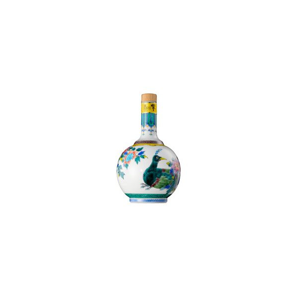 サントリー 響21年 2014九谷焼 色絵華王瑞鳥文瓶 新品未開封 食品