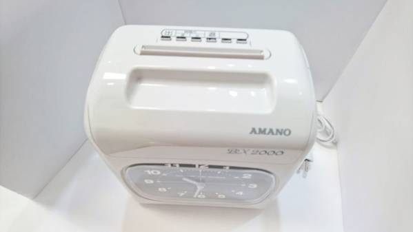 F☆超美品☆アマノ タイムレコーダー☆AMANO BX2000☆保証書あり ○ F☆超美品☆アマノ タイムレコーダー☆AMANO BX2000☆保証書あり ○