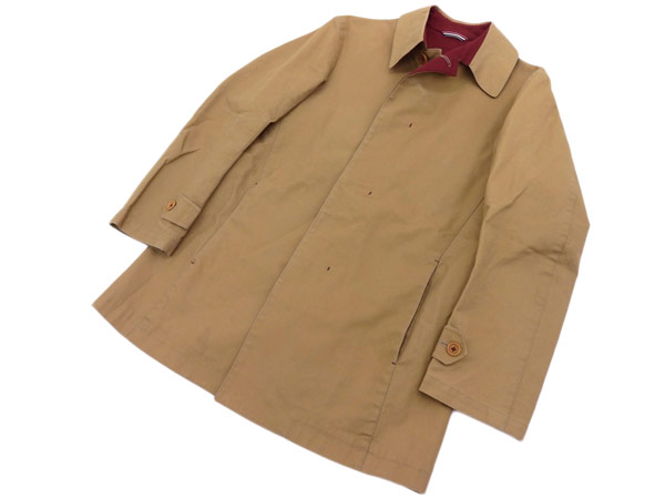バーバリーブラックレーベル ステンカラーコート ベージュM Burberry