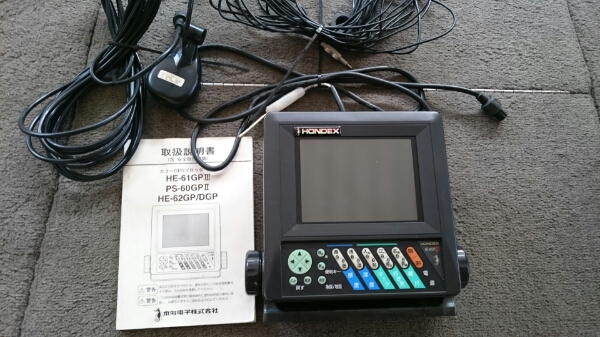 HONDEX ホンデックス HE 61 GP 3 ローランス GPS 魚探